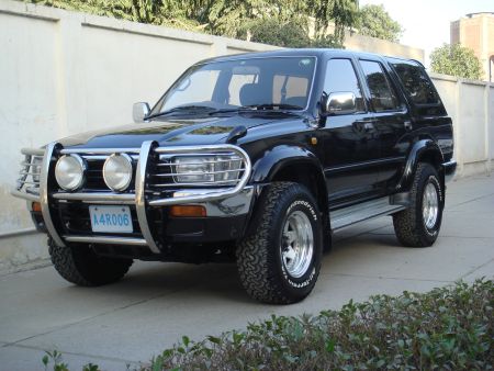 Toyota Hilux Surf for sale UK registered Algys Autos UK. best value Hilux Surf in the UK. raised car