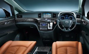 Nissan elgrand year 2021 interior in leather