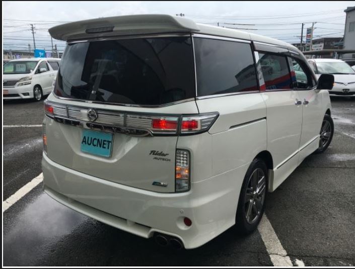 Nissan Elgrand supplied for sale fully UK registered direct from Imports