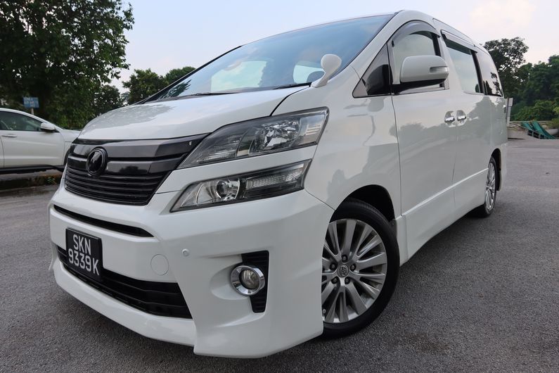 Toyota Vellfire supplied for sale fully UK registered direct from Imports