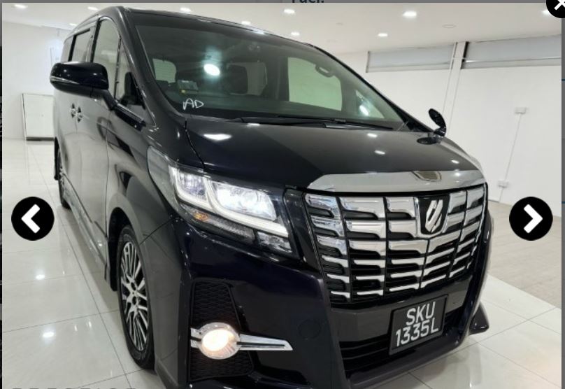 Toyota Alphard for sale UK registered