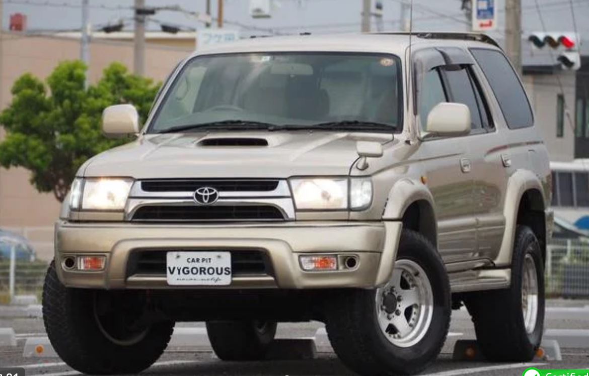 Toyota Hilux Surf for sale, direct Import supplied fully UK reg. Best Toyota Hilux Surf UK prices. Fact!