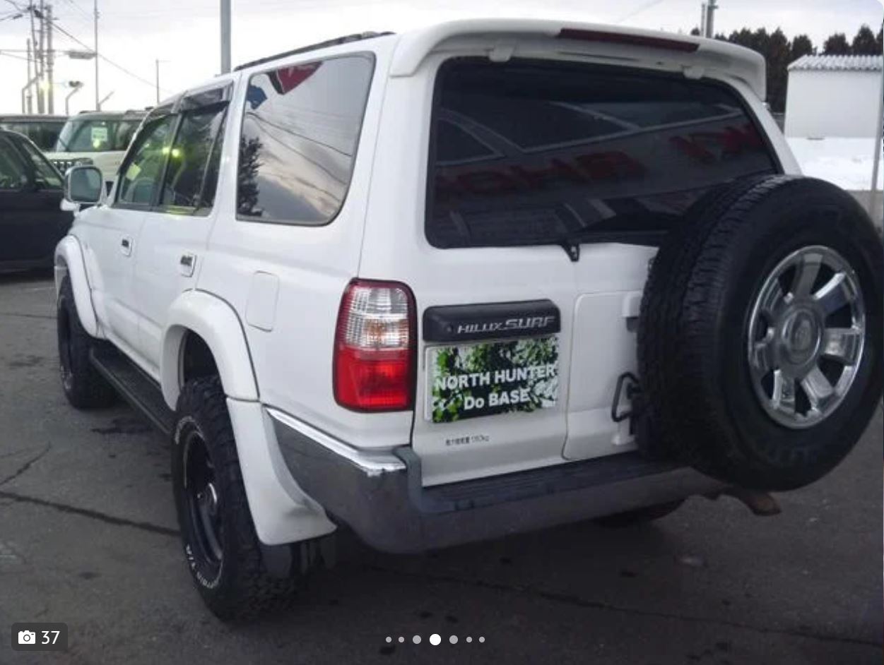 Toyota Hilux Surf for sale, direct Import supplied fully UK reg. Best Toyota Hilux Surf UK prices. Fact!